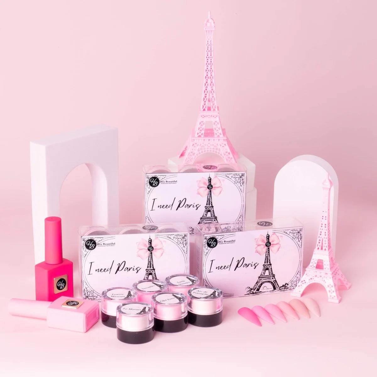 I Need Paris | Pink Acrylic Collection