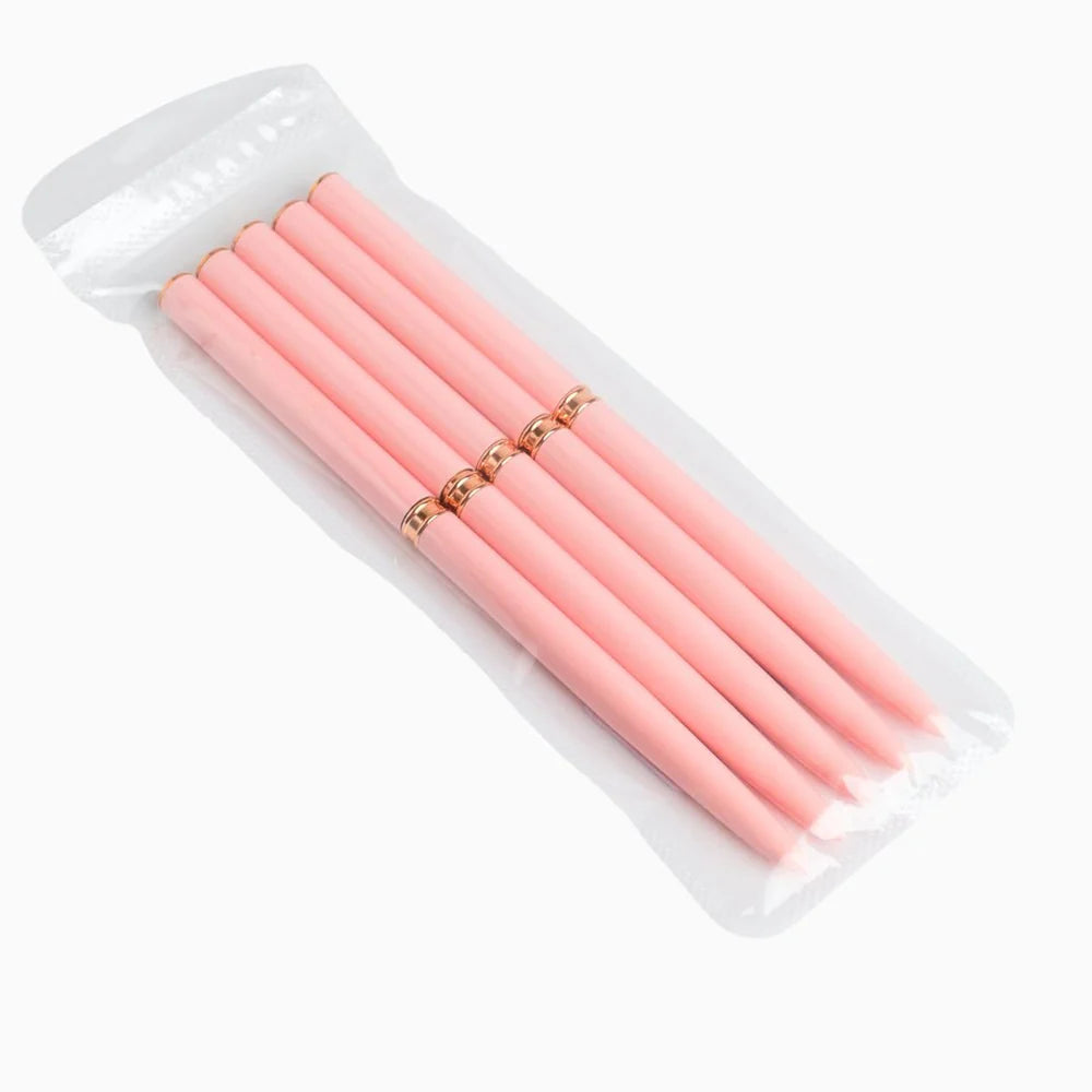 Rose Gold Trim Nail Art Liner Brushes (Set of 5)