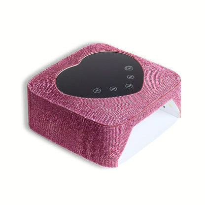 Pink Crystal Heart UV/LED Lamp